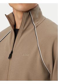 BOSS Dres 50555906 Beżowy ciemny Regular Fit. Kolor: beżowy. Materiał: syntetyk, bawełna #4