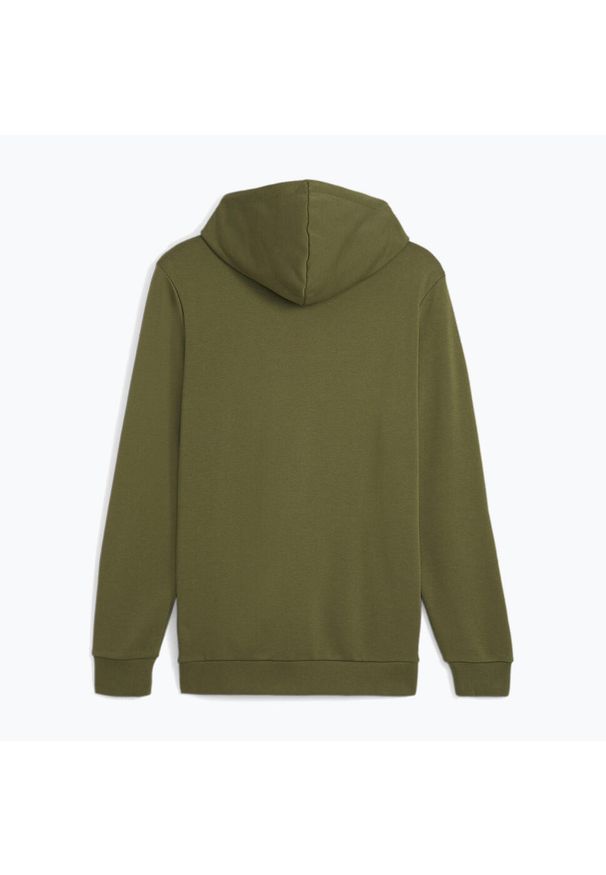 Puma - Bluza męska PUMA Essentials+ Two-Tone Big Logo Hoodie TR. Kolor: zielony