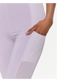 Calvin Klein Performance Legginsy 00GWF3L621 Fioletowy Slim Fit. Kolor: fioletowy. Materiał: syntetyk #4