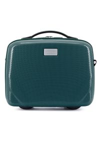 Wittchen - Komplet walizek z polikarbonu jednokolorowych. Kolor: zielony. Materiał: guma #7
