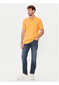 BOSS Polo Pallas 50468301 Żółty Regular Fit. Typ kołnierza: polo. Kolor: żółty. Materiał: bawełna