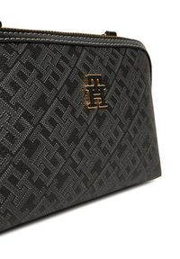 TOMMY HILFIGER - Tommy Hilfiger Torebka Th Monoplay Le Mini Crossover AW0AW17712 Czarny. Kolor: czarny. Materiał: skórzane #3