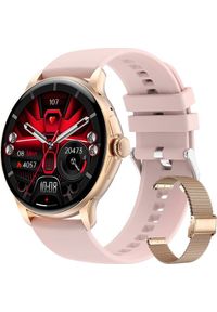 Smartwatch Rubicon SmartWatch Rubicon RNCF35 różowy rozmowy powiadomienia BT Call .. Rodzaj zegarka: smartwatch. Kolor: różowy