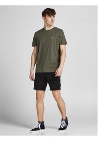 Jack & Jones - Jack&Jones Szorty materiałowe Dave 12182549 Czarny Regular Fit. Kolor: czarny. Materiał: bawełna #6