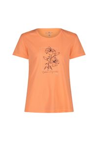 Koszulka damska CMP. Kolor: pomarańczowy. Materiał: materiał, tkanina. Sport: turystyka piesza #1