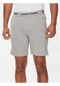 Jack & Jones - Jack&Jones Szorty piżamowe 12250261 Szary Regular Fit. Kolor: szary. Materiał: bawełna