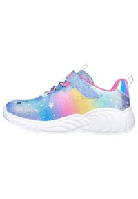 skechers - Buty do chodzenia dla dzieci Skechers Slights Unicorn Dreams. Okazja: na co dzień. Zapięcie: rzepy. Kolor: wielokolorowy, fioletowy, różowy. Materiał: materiał, syntetyk, guma. Szerokość cholewki: normalna. Sport: turystyka piesza #2