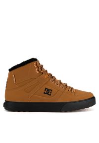 DC Sneakersy PURE HIGH-TOP WC WNT ADYS400047-WEA Brązowy. Kolor: brązowy