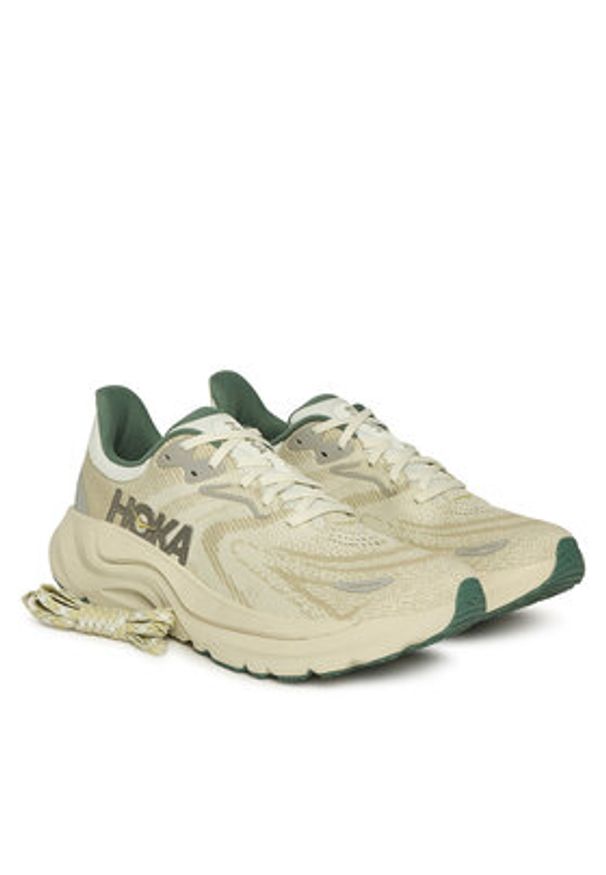 HOKA - Hoka Buty do biegania Arahi 8 1168690 Beżowy. Kolor: beżowy. Materiał: materiał