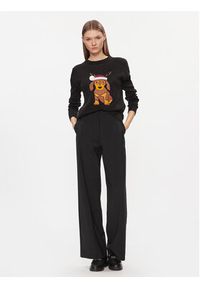 Brave Soul Sweter LKX-230XMASDOG Czarny Regular Fit. Kolor: czarny. Materiał: wiskoza #3