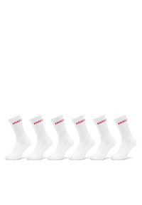 Hugo - Skarpety długie HUGO. Kolor: biały #1