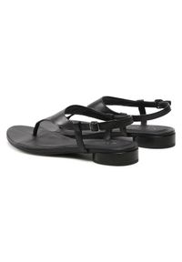 ecco - ECCO Sandały W Flat Sandal II 20842301001 Czarny. Kolor: czarny #6