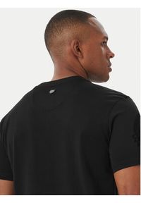 Beverly Hills Polo Club T-Shirt M1631-HR Czarny Regular Fit. Typ kołnierza: polo. Kolor: czarny. Materiał: bawełna #3