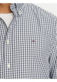 TOMMY HILFIGER - Tommy Hilfiger Koszula Gingham MW0MW37548 Niebieski Regular Fit. Kolor: niebieski. Materiał: bawełna #5