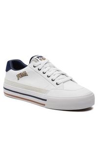 Puma Sneakersy Court Classic Vulc Retro Club 395089-01 Biały. Kolor: biały #4