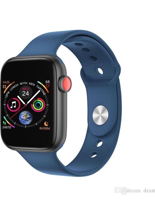 Smartwatch KingWear iWO 8 Granatowy. Rodzaj zegarka: smartwatch. Kolor: niebieski