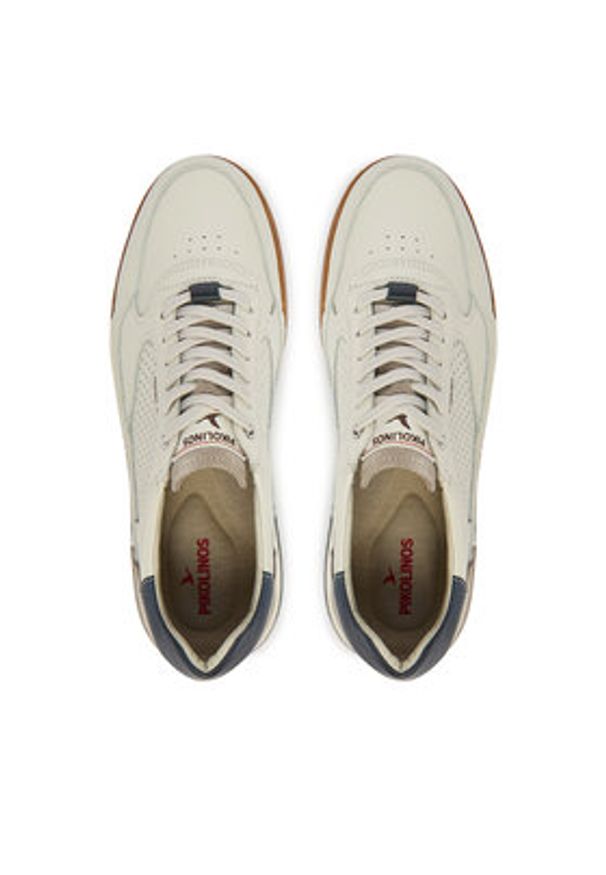 Pikolinos Półbuty Teide M3W-6435C1 Biały. Kolor: biały. Materiał: skóra