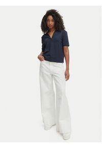 TOMMY HILFIGER - Tommy Hilfiger Polo WW0WW48720 Granatowy Relaxed Fit. Typ kołnierza: polo. Kolor: niebieski. Materiał: bawełna #2