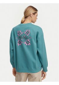 Quiksilver Bluza EQWFT03188 Zielony Oversize. Kolor: zielony. Materiał: bawełna #1