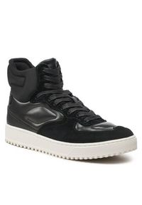 Emporio Armani Sneakersy X4Z114 XN735 N515 Czarny. Kolor: czarny. Materiał: zamsz, skóra #4