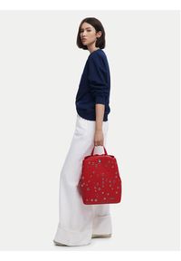 Desigual Plecak Rebel Sumy Red 25SAKP31 Czerwony. Kolor: czerwony. Materiał: skóra