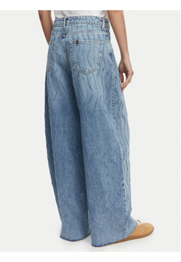 Liu Jo Jeansy UA6195 D0316 Niebieski Wide Leg. Kolor: niebieski