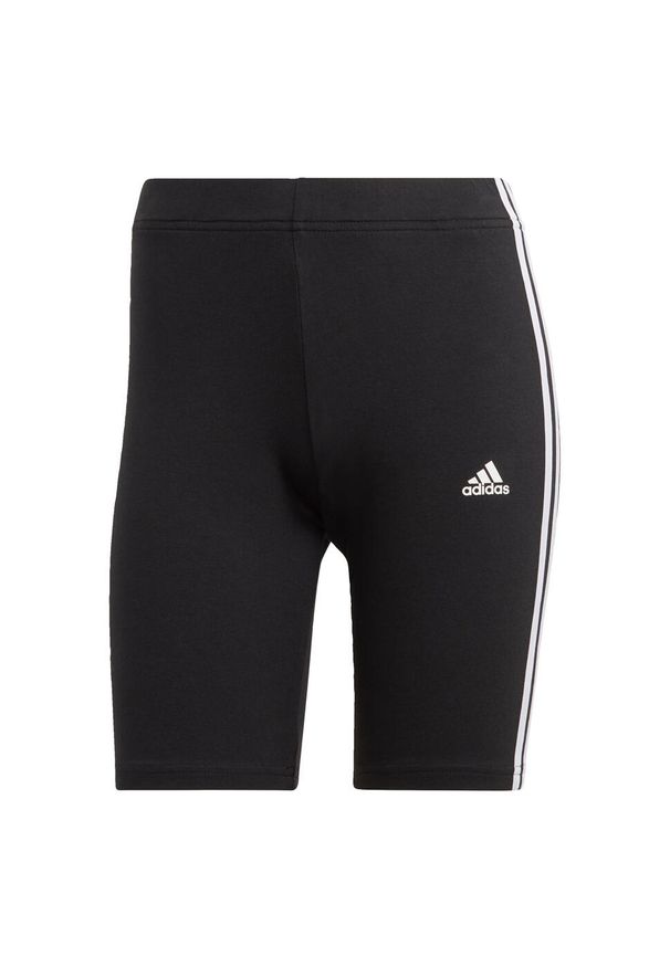 Adidas - Spodenki krótkie sportowe damskie adidas Essentials 3-Stripes. Kolor: biały, czarny, wielokolorowy. Długość: krótkie. Sport: kolarstwo