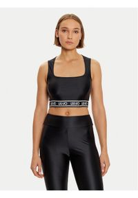 Liu Jo Sport Biustonosz top TF4191 J4726 Czarny Regular Fit. Kolor: czarny. Materiał: syntetyk