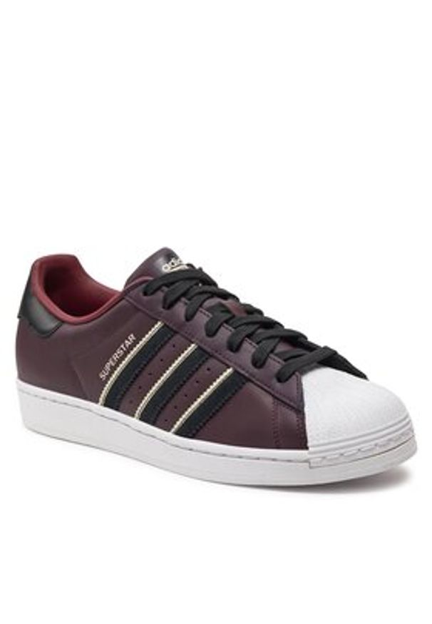 Adidas - adidas Sneakersy Superstar Shoes HP2856 Bordowy. Kolor: czerwony. Materiał: skóra. Model: Adidas Superstar