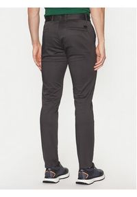 BOSS Chinosy 50531133 Czarny Slim Fit. Kolor: czarny. Materiał: bawełna