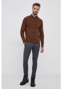 Marc O'Polo Longsleeve bawełniany kolor szary gładki. Okazja: na co dzień. Typ kołnierza: polo. Kolor: szary. Materiał: bawełna. Długość rękawa: długi rękaw. Wzór: gładki. Styl: casual #3