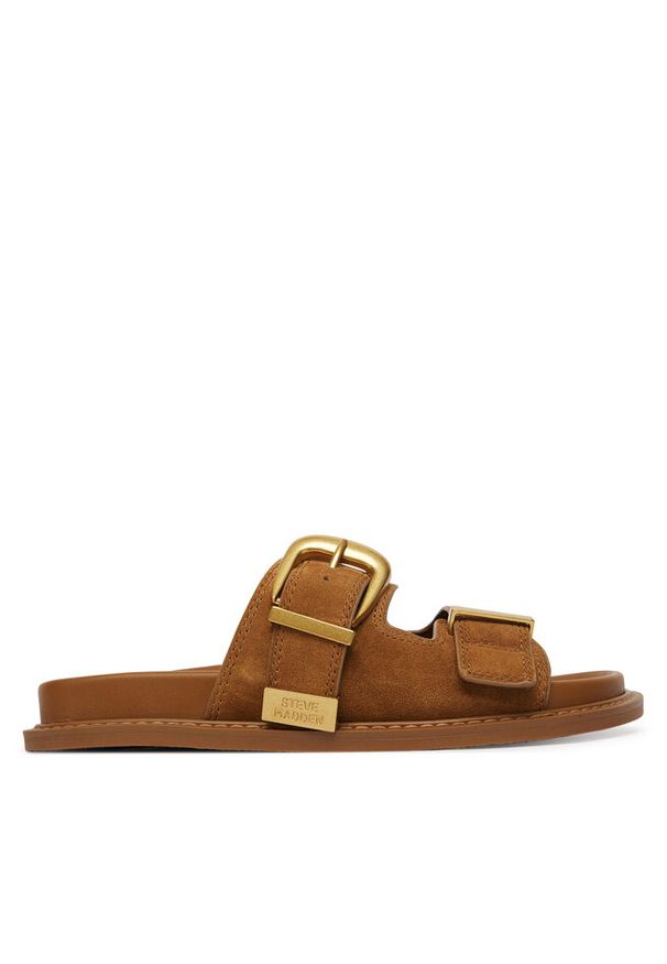 Klapki Steve Madden. Kolor: brązowy