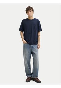 Jack & Jones T-Shirt Dover 12288897 Granatowy Relaxed Fit. Kolor: niebieski. Materiał: bawełna #4