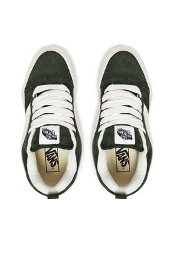 Vans Tenisówki Knu Skool VN000D22EMU1 Zielony. Kolor: zielony. Materiał: zamsz, skóra