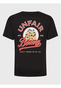 Unfair Athletics T-Shirt UNFR23-006 Czarny Regular Fit. Kolor: czarny. Materiał: bawełna