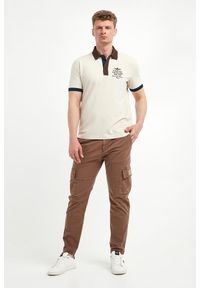 Aeronautica Militare - Polo męskie z haftem AERONAUTICA MILITARE. Typ kołnierza: polo. Wzór: haft #3