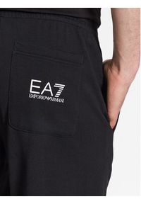 EA7 Emporio Armani Spodnie dresowe 8NPPC1 PJ05Z 0203 Czarny Regular Fit. Kolor: czarny. Materiał: bawełna, dresówka #4