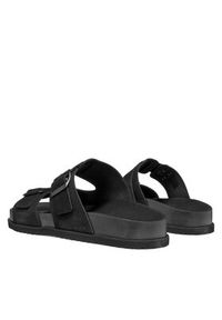 Geox Klapki U Parnaiba U651KA 00022 C9999 Czarny. Kolor: czarny. Materiał: zamsz, skóra #2