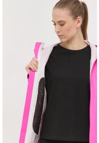 CMP kurtka outdoorowa kolor różowy. Kolor: różowy. Materiał: materiał. Długość: długie. Sezon: zima