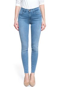 Wrangler - WRANGLER HIGH RISE SKINNY SOFT SKY W27HUS21K. Stan: podwyższony #4