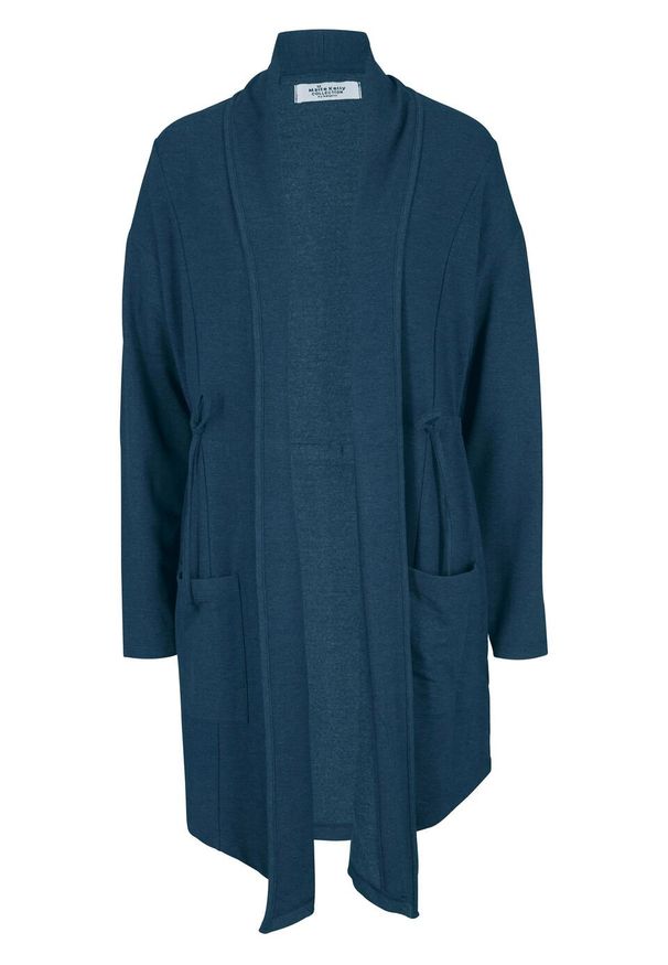 Bluza rozpinana z tunelem, z kolekcji Maite Kelly bonprix ciemnoniebieski. Kolor: niebieski