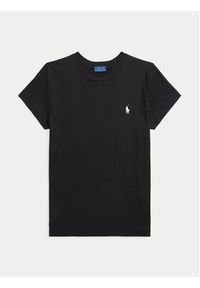 Polo Ralph Lauren T-Shirt 211898698007 Czarny Regular Fit. Typ kołnierza: polo. Kolor: czarny. Materiał: bawełna #5