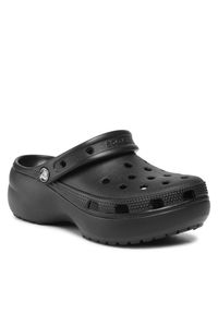 Klapki Crocs. Kolor: czarny. Obcas: na platformie