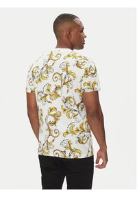 Versace Jeans Couture T-Shirt 78GAH6S0 Biały Regular Fit. Kolor: biały. Materiał: bawełna