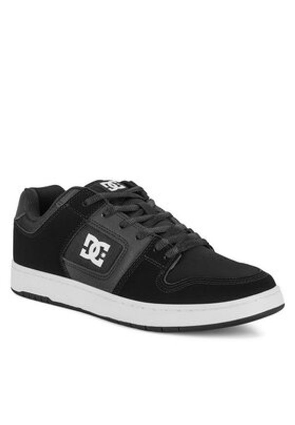 DC Shoes Sneakersy MANTECA 4 ADYS100765-BKW Czarny. Kolor: czarny. Materiał: skóra