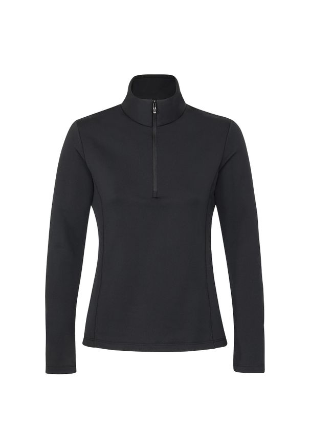Sweter damski CMP. Kolor: czarny. Materiał: materiał. Sport: narciarstwo, turystyka piesza
