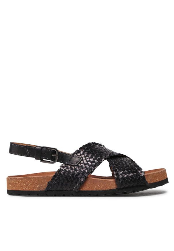 Lasocki Sandały WI12-MARIYO-02 Czarny. Kolor: czarny. Materiał: skóra