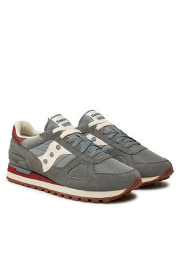 Saucony Sneakersy S2108 889 Szary. Kolor: szary. Materiał: zamsz, skóra