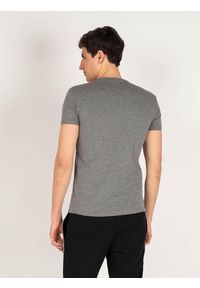 Iceberg T-shirt | ICE1UTS02 | Mężczyzna | Szary. Typ kołnierza: dekolt w kształcie V. Kolor: szary. Materiał: bawełna, elastan. Wzór: nadruk #7