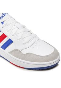 Adidas - adidas Sneakersy Hoops 3.0 IH0335 Biały. Kolor: biały. Materiał: skóra #6
